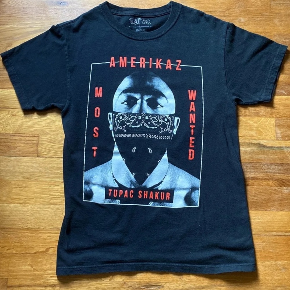 Amerikaz Most Wanted Tupac Shakur T-Shirt
